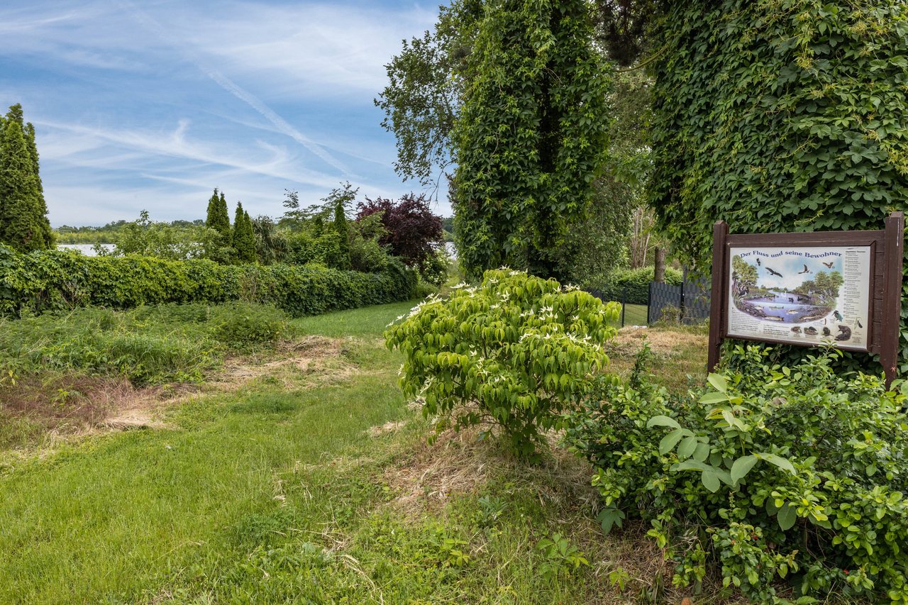 Garten mit Grünfläche, Ferienwohnung An der Wublitz in Werder, Brandenburg