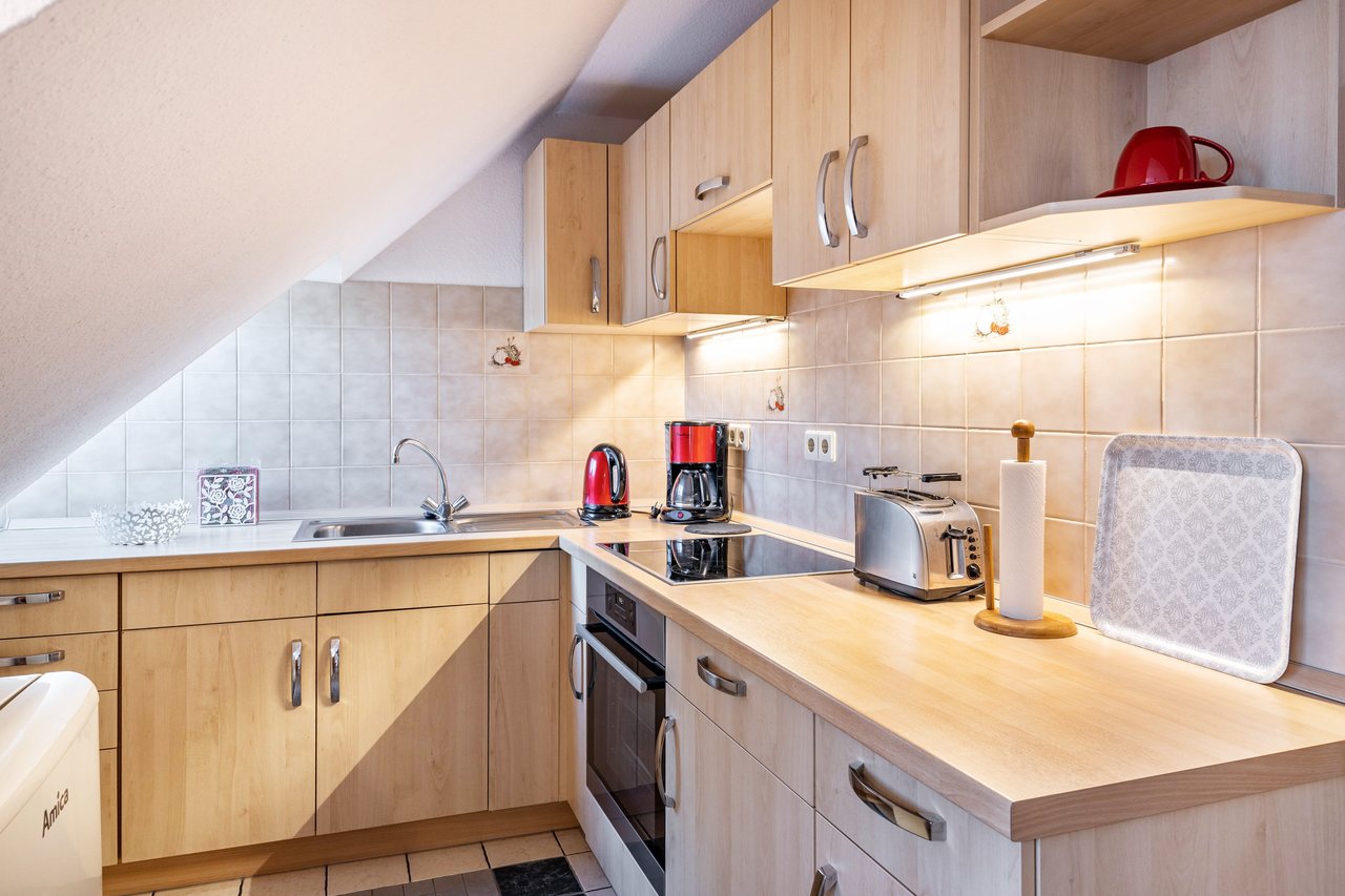 Küchenzeile, Ferienwohnung Viering in Bernau, Brandenburg